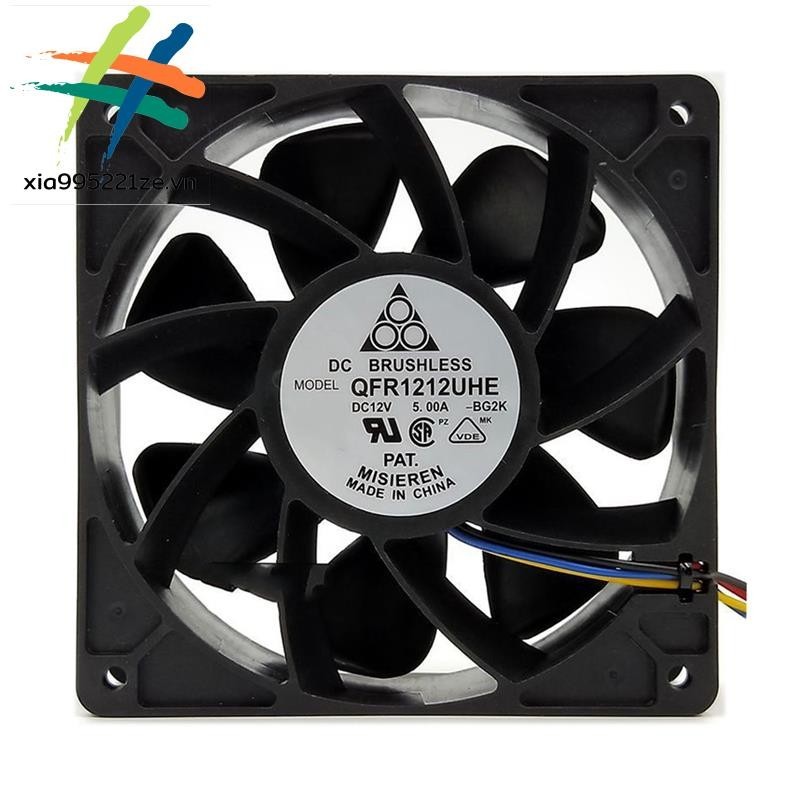 7500rpm Quạt Làm Mát 4 Chân Kết Nối Thay Thế Cho Antminer Bitmain S7 S9 12V Quạt Làm Mát CPU Máy Tính