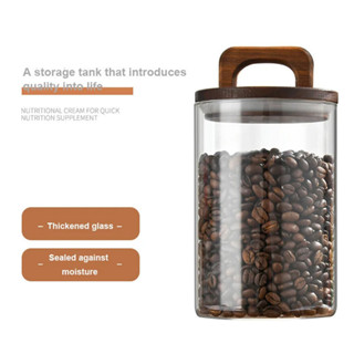 Hũ Thuỷ Tinh Trong Suốt Có Nắp Kín Và Tay Cầm - Chịu Nhiệt Cao Cấp