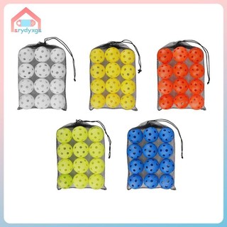 Gemvan Gói 12 Quả Bóng Pickleball, Tiêu Chuẩn Chất Lượng Chuyên Nghiệp, Quả Bóng Golf Rỗng Phát Triển Đặc Biệt Với 26 Lỗ Cho Trò Chơi Giải Đấu Trong Nhà Và
