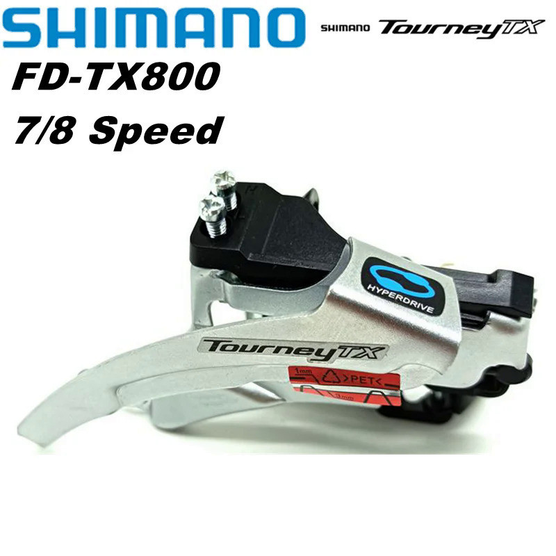 Shimano Tourney TX FD-TX800 Xe Đạp Derailleur Phía Trước Xe Đạp Top Swing FD TX800 Xe Đạp Derailleur