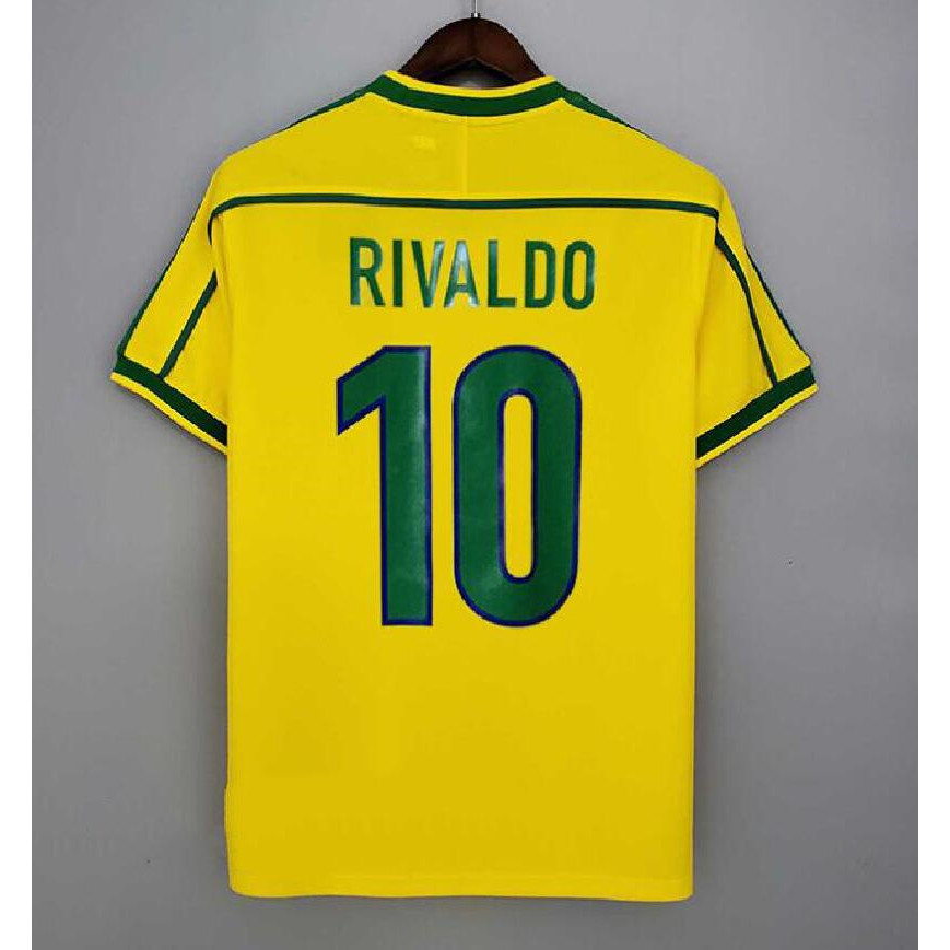Áo Thủ Môn Retro Brazil 1998-2002, Phù Hợp Sưu Tập và Mặc cosplay