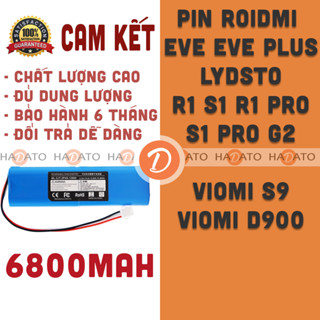Pin robot Roidmi Eve Eve Plus SDJ01RM Viomi S9 Viomi D900 Lydsto R1 S1 R1 Pro S1 Pro G2 [D] ####