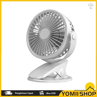 Hilivn) Quạt Để Bàn Di Động Quạt Kẹp Để Bàn Quạt Làm Mát USB Sạc 3 Tốc Độ Có Thể Điều Chỉnh Quạt Làm Mát Không Khí Nhỏ Quạt Cá Nhân Cho Văn Phòng Sử Dụng Tại Nhà