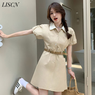 LISCN váy Đầm váy nữ body đầm Korean Thời trang Popular INS WLQ2420F3G 17Z240424