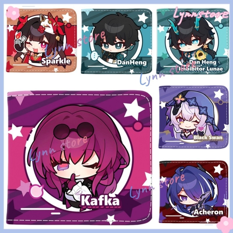 Nhân Vật Trò Chơi Ví Honkai Star Rail Cosplay Ví Họa Tiết Hoạt Hình Lưỡi Dao Kafka Bạc Sói Luocha Lấ