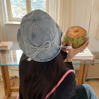 Nơ Thắt Lưng Cao Bồi Xô Mũ Nữ Phong Cách Nhật Bản Phù Hợp Với Khuôn Mặt Nhỏ Chống Nắng Tấm Che Nắng Xô Nón