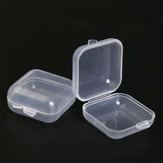 Nhựa trong suốt hộp nhỏ hộp bảo quản mini hộp đựng thuốc bịt tai hoàn thiện hộp đựng trang sức