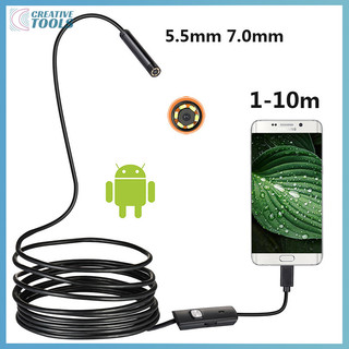 Camera nội soi Mini có sẵn Camera USB 7mm / 5.5mm để kiểm tra Android Borescope Mới