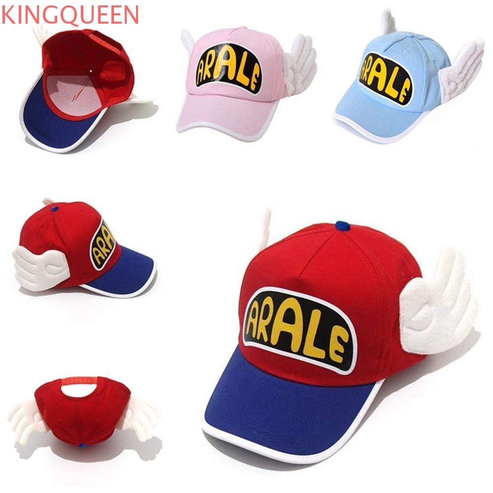 Mũ bóng chày KINGQUEEN Arale, Đôi cánh thiên thần Màu kẹo Dr.Slump Cap, Mũ chống nắng Snapback Phim 