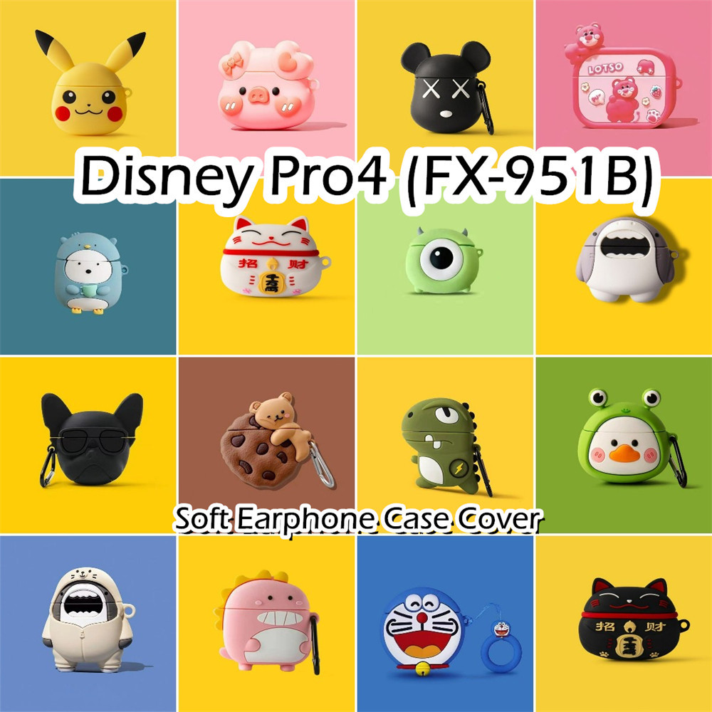 Hàng có sẵn Dành Cho Disney Pro4 (FX-951B) Ốp Lưng Hoạt Hình Ngộ nghĩnh Tạo Kiểu Vỏ Tai Nghe Silicon