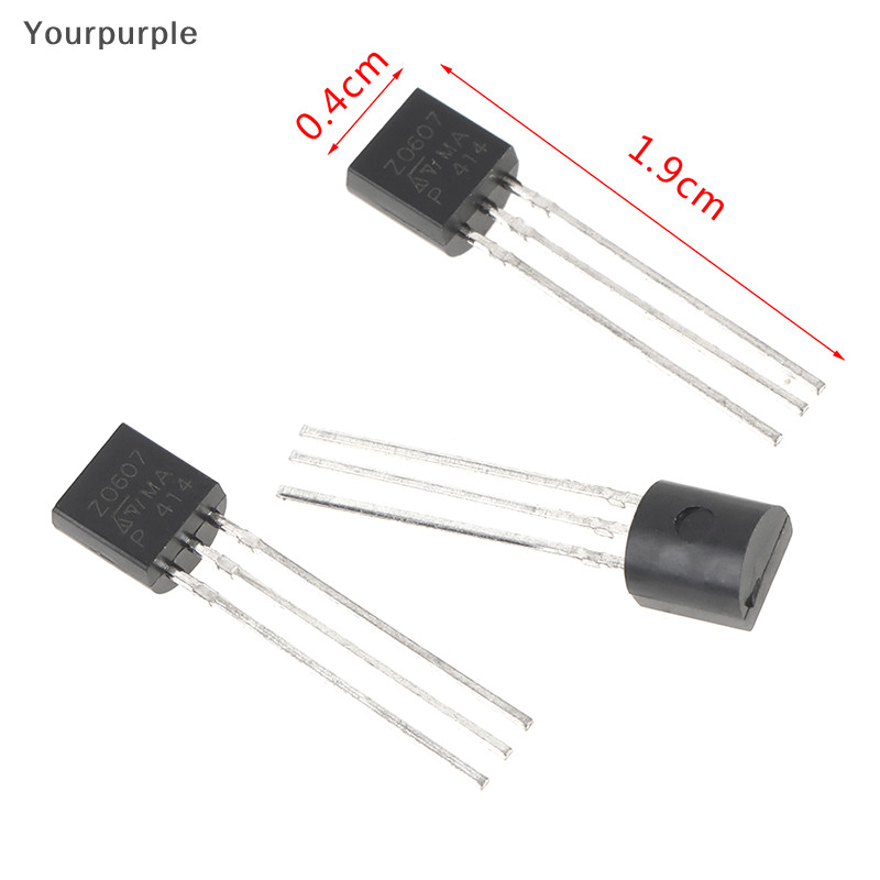 Bạn 20 Chiếc Z0607 Z0607MA TO-92 Triac 0.8A 600V Triac Thyristor 0.8 Amp 600 Volt VN