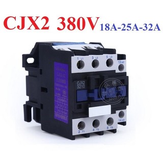 Khởi động từ 380v khởi động từ 3p 380v cjx2 18a 25 32a contactor kết hợp điều khiển từ xa công tắc hẹn giờ