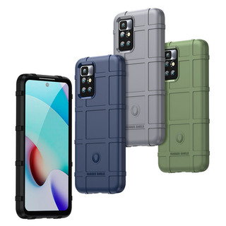 Dành cho xiaomi redmi 10 / 10 2022 full cover hybrid rugged shield vỏ giáp chống sốc