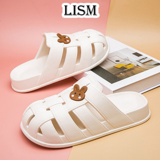 LISM Dép Lê Thời Trang Đơn Giản Cho Nữ dép bánh mì Chống bám bụi Đế êm Độ bền cao Tự tin FYT2430GSR 21Z240519
