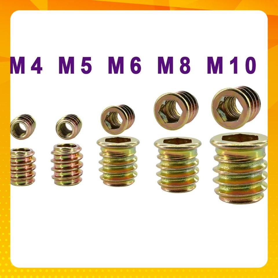 Ốc Bắt Loa M4 M5 M6 M8 Ốc Bắt Gỗ 4 Cái