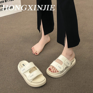 HONGXINJIE dép sandal nữ dép đế cao Thoải Mái Xinh Xắn  Tiện lợi Đàn hồi tốt Bảnh bao Độ bền cao FDL2451HRW 21Z240524
