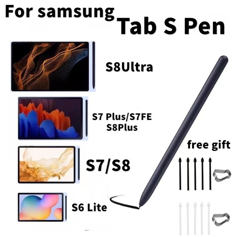 Bút Stylus S Thay Thế Bút Cảm Ứng Không Răng Xanh Cho Samsung Tab S6 Lite S7 FE S7 S7 + S8 Vẽ & Viết