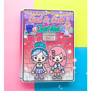 Wednesday búp bê giấy toca boca COOL AND CUTE 2 -Happyfnny
