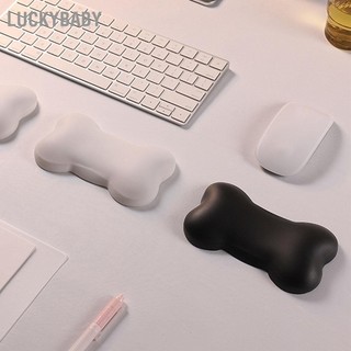 LUCKYBABY Chuột Cổ Tay Hỗ Trợ Chống Nước Công Thái Thân Thiện Với Da Bàn Phím Thoải Mái Miếng Lót Cho Việc Tại Nhà