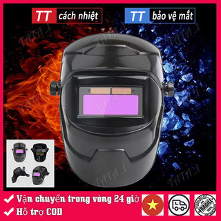 ⚡️cod⚡️hàn điện tử mặt nạ-kính hàn cao cấp, kính hàn điện tử tự động tối khi hàn
