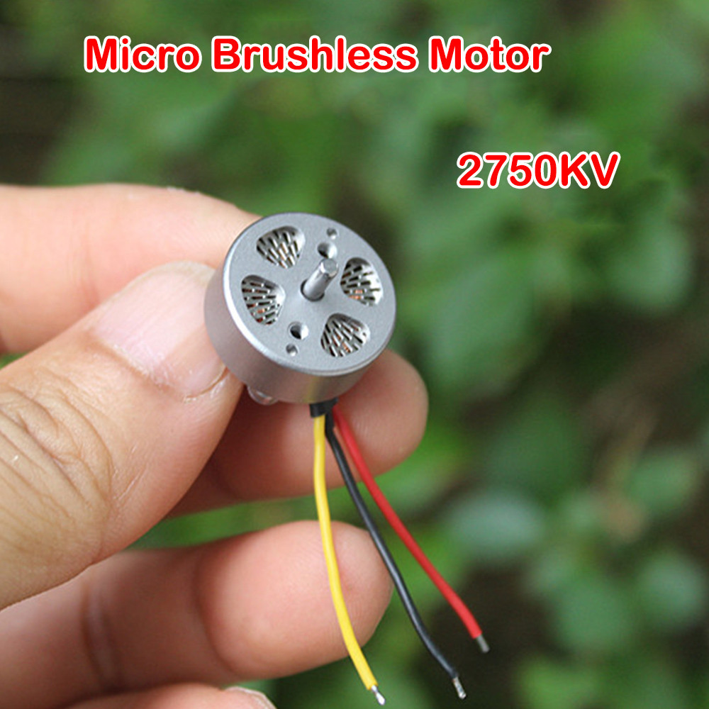 Động cơ không chổi than 3 pha DC 7.4V 2750KV Mini 18mm Tốc độ cao Động cơ BLDC trục 2S-3S 2mm