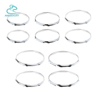 Amuzocity 1 Cặp Snare Trống Vòng Vành Cho Nhạc Cụ Gõ 10 Inch 6 Lỗ