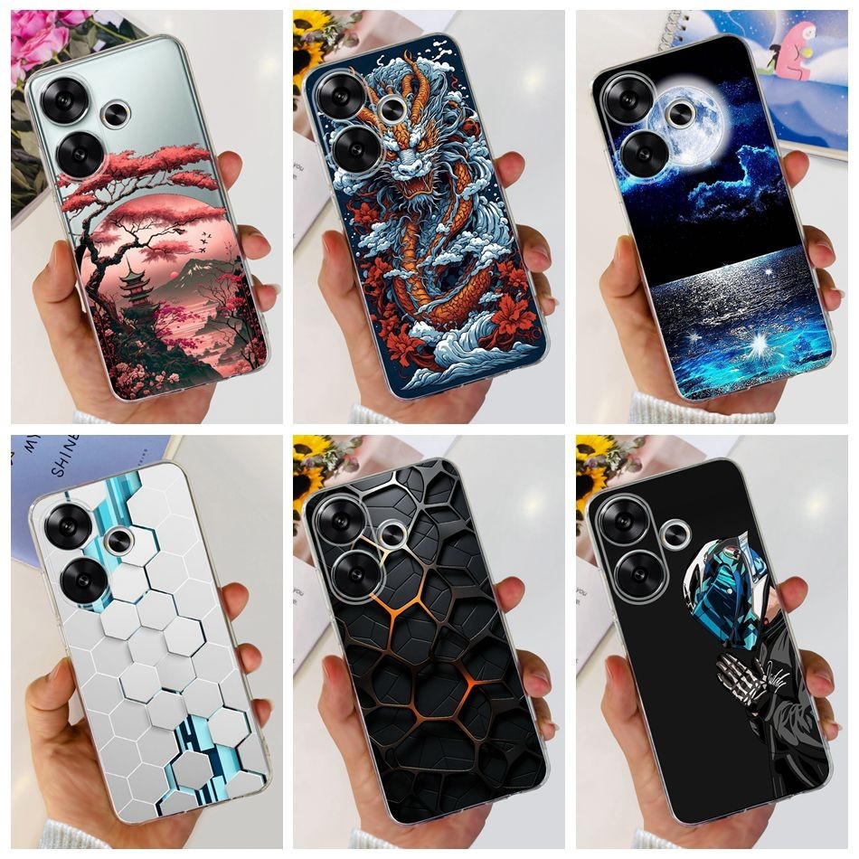 Ốp lưng Xiaomi Redmi Turbo 3 5G Redmi Turbo3 2024 Họa tiết thời trang Vỏ điện thoại TPU silicon mềm