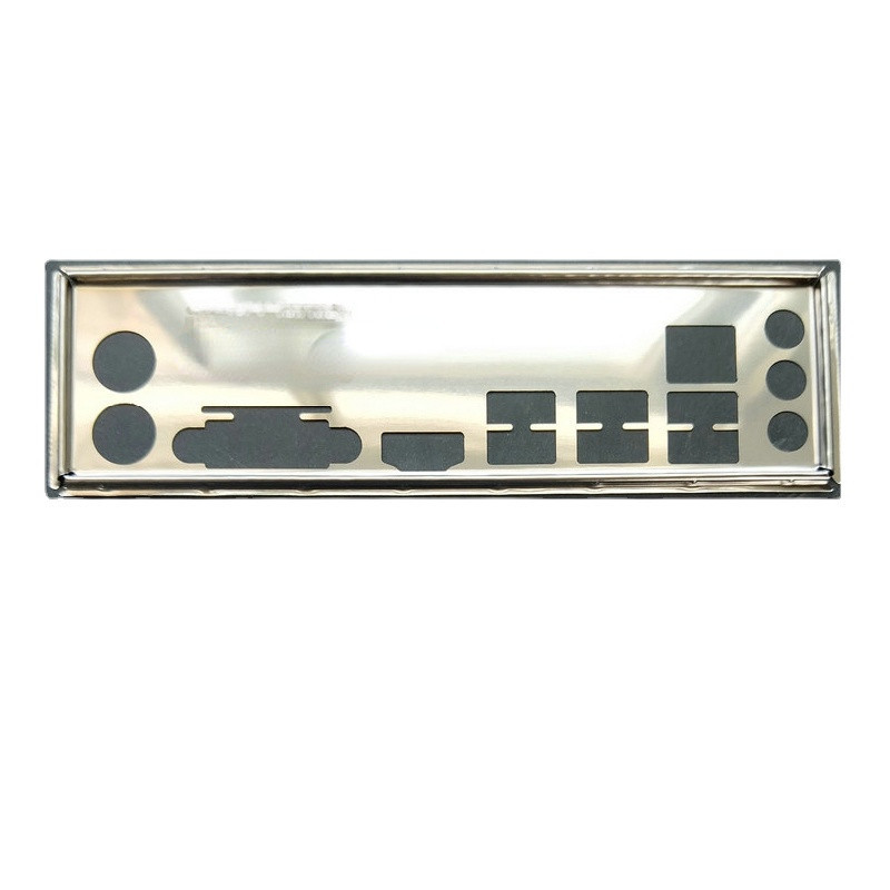 IO Tấm Sau Pha Trộn Giá Đỡ Cho MSI B450M-A PRO MAX Khung Máy Tính Vách Ngăn Mặt Sau I / O Thép Không