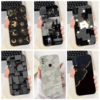 Vivo Y12 Y15 Y17 Y11 Y12i 1901 1902 1904 1940 1906 1906 _ 20 Vỏ Bảo Vệ Ống Kính 2024 Vỏ Điện Thoại Silicon Mềm Sơn Thời Trang