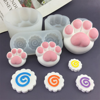 Hình Trái Tim Mèo Paw Cá Đĩa Hình Khuôn Silicon Mochi Đồ Chơi Khuôn Xà Phòng Handmade Khuôn Socola DIY Thơm Nến Thạch Cao Khuôn Làm Bánh Epoxy Khuôn Nướng Bánh