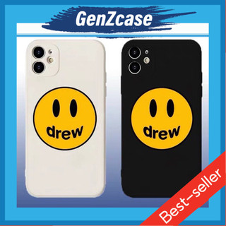 Ốp lưng điện thoại iphone hình mặt cười drew house nhựa TPU dẻo cạnh vuông bảo vệ camera chống sốc