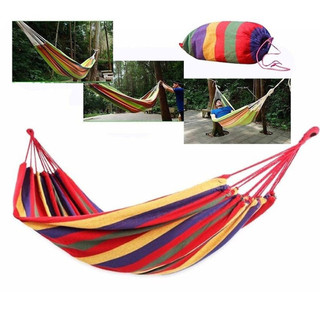 Võng du lịch dã ngoại vải đan kèm dây, võng dã ngoại kích thước 280x80 Tiện Dụng