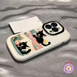 猫咪 for iphone15promax 手机壳 13 14 12 11pro max x xs xr xs max 7 8 plus se2020 phone cover 硅胶保护套