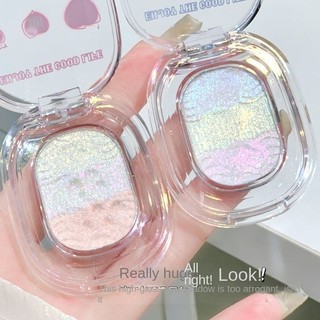 Một phần p Crystal lụa siêu nhẹ nhấp nháy mịn bóng mắt gradient độ sáng cao