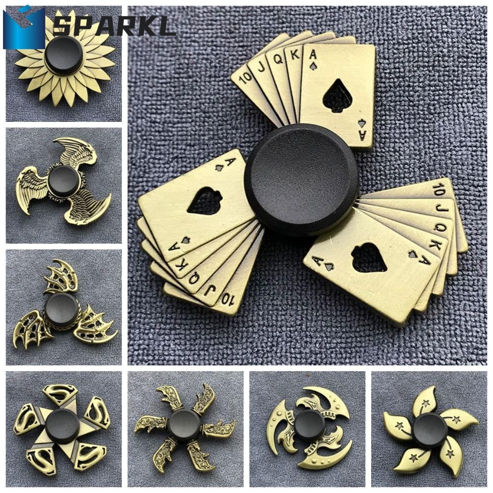 SPARKL Finger Spinner, Cool Zinc Alloy Fidget Spinner, Gyro Toy Funny Metal Ngoại thất Smooth Hand S