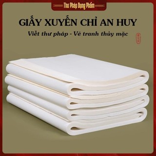 Giấy xuyến chỉ giấy viết thư pháp vẽ tranh thủy mặc 100 tờ