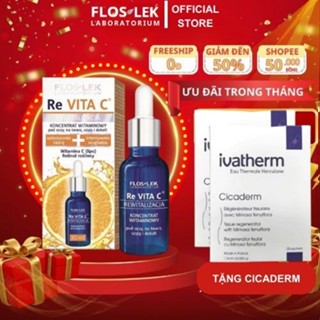 Serum vitamin c Floslek, sẻrum vita min c srum tinh chất re vita c 30ml Chính hãng