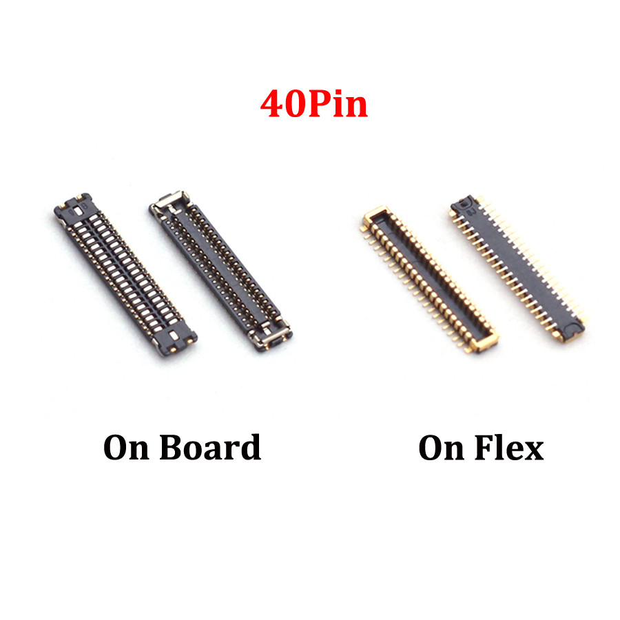2x 40Pin Cho Samsung Galaxy A04 A045 A05 A055 Cắm Trên Ban Màn Hình Hiển Thị LCD Flex FPC Connector