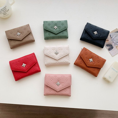 Ví nữ in hình ngọt ngào đầy màu sắc cao cấp Ví Mini đa chức năng dễ thương Ví đựng tiền xu