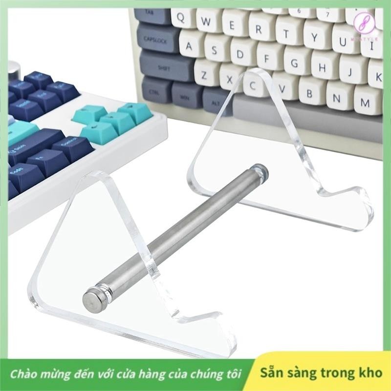 [Gaozuo-shop] Chân đế bàn phím Acrylic trong suốt 1 tầng, Chân đế trưng bày bàn phím cơ
