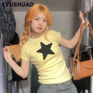 Áo thun ngắn tay KYUSHUAD dành cho nữ mùa hè giảm béo