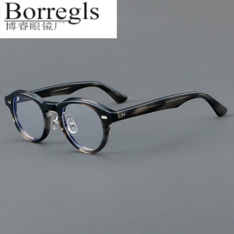 Khung Kính Sợi Acetate Khung Mắt Retro 5806 Kính Phẳng