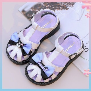  Giày Sandal Nữ Baotou Mùa Hè 2024 Phong Cách Mới Bé Gái Giày Công Chúa Đế Mềm Kuromi Giày Sandal Nữ Thời Trang 