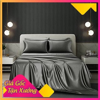 💮mia silk💮 combo 4,5 món gồm chăn chần bông, vỏ chăn đủ mẫu cho nệm, hàng may đẹp, ga gối phi lụa cao cấp loại i_hcm