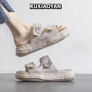 XUXIAOYAN dép sandal nữ giày sandal nữ dép đế cao Linh hoạt Hợp thời Mềm mại Nổi bật FDL2440X4Z 17Z240422