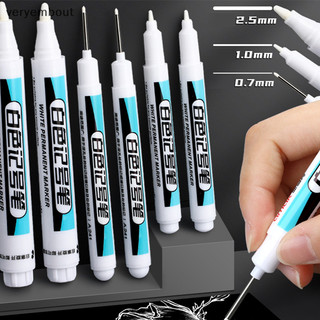 Ut 0.7 / 1.0 / 2.5mm Bút Đánh Dấu Trắng Chống Thấm Nước Sơn Tread Bút Lốp Xe Paing n