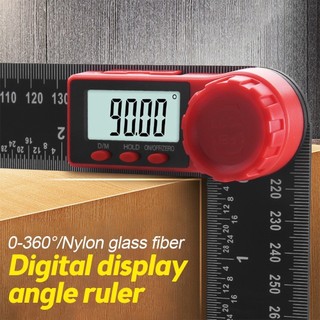 Voktta goniometer điện tử thước đo kỹ thuật số công cụ đo góc thước đa góc dụng cụ chế biến gỗ đồng hồ đo góc finder 360