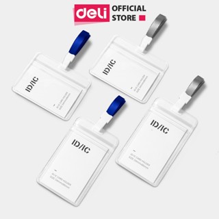 Dây Đeo Thẻ Học Sinh Nhân Viên Deli Thẻ Dây Thẻ Móc Trong Suốt Bảng Tên Bao Đựng Thẻ Sinh Viên Giá Rẻ