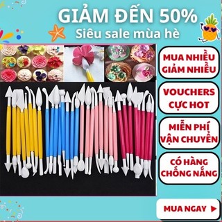 Bộ tạo hình đất sét 16 chức năng tiện dụng❤️Dụng cụ tạo hình đất sét 8 món tiện lợi, Nguyễn Thùy Store
