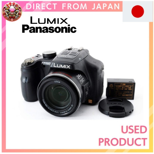 【Used】Panasonic Digital Camera Lumix Black DMC-FZ150-K【Direct from Japan】Chính Hãng